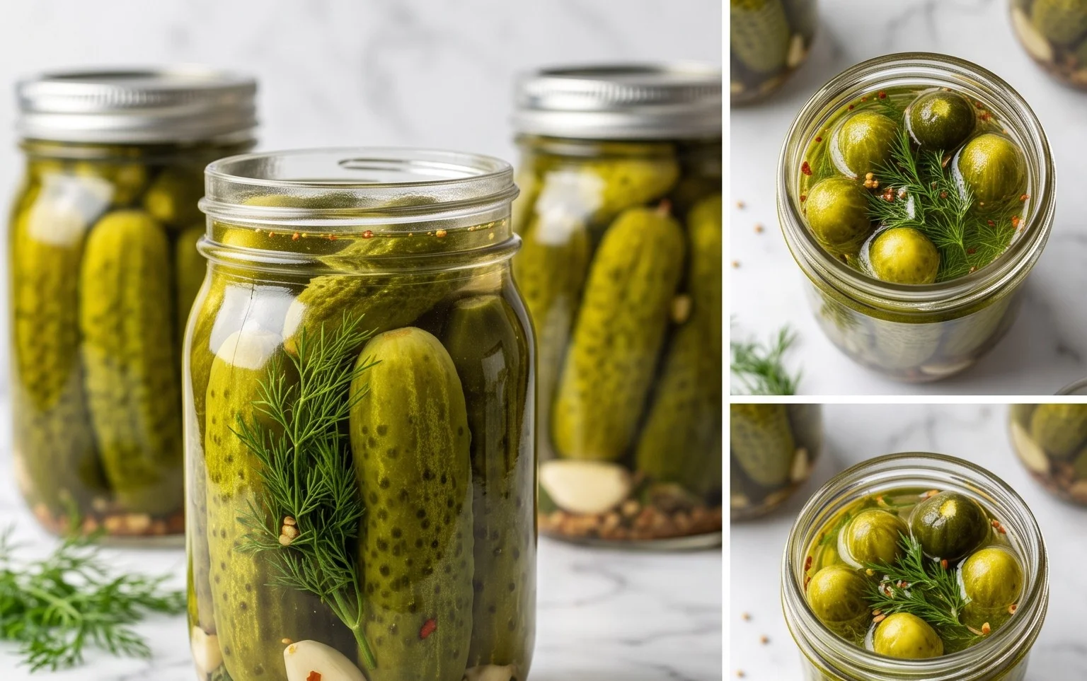 Recette Pickles Croustillants Maison (Cornichons en Conserve)