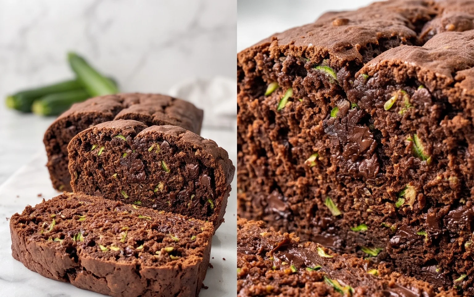 Pain Courgette Double Chocolat Facile & Moelleux