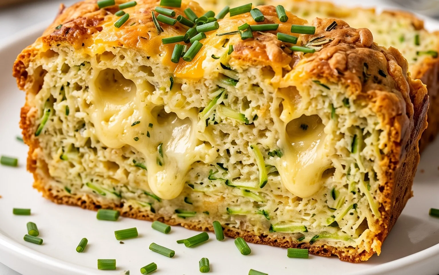 Zucchini Cheddar Cheese Herb Non-Alcoholic Beer Bread